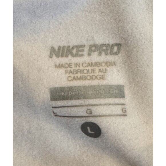 Nike Pro Jacket Women's Large Half Zip Running Thumbholes Pullover Pink Size L - Picture 4 of 5